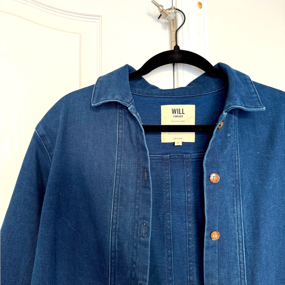 Sezane Will Jacket size M indigo